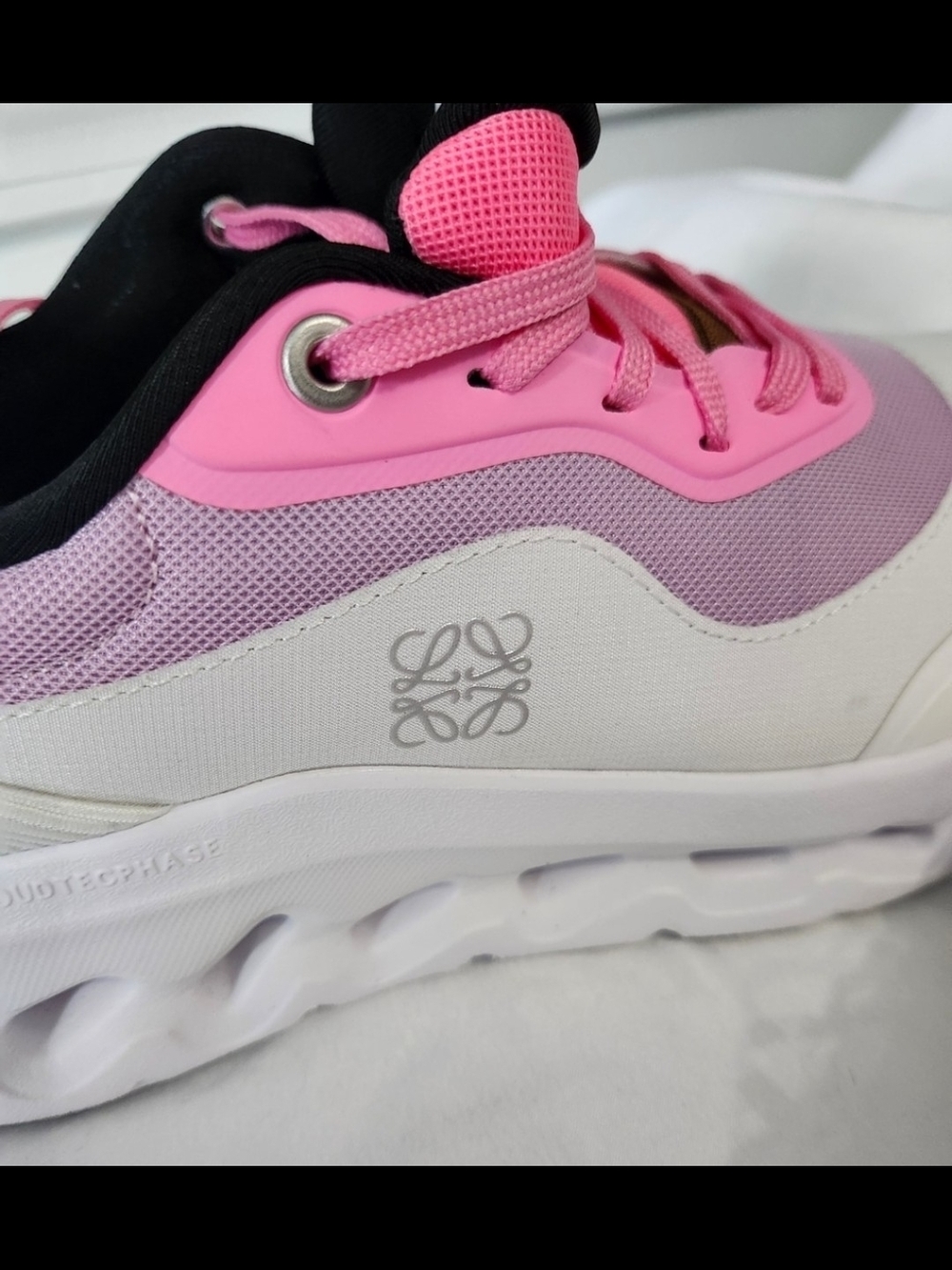 Loewe Pink, White and Black Chunky Platform Sneakers - Picture 8 of 14